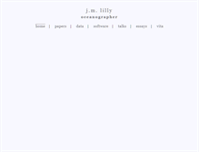 Tablet Screenshot of jmlilly.net